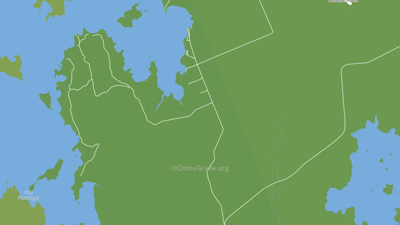 West Princeton, ME Map of Vehicle Theft Rates
