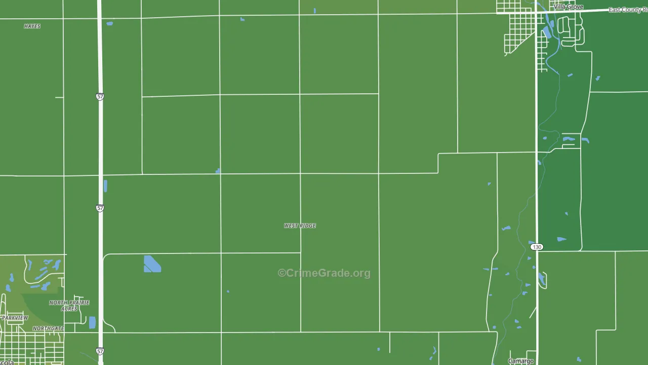 West Ridge, IL Map of Vehicle Theft Rates
