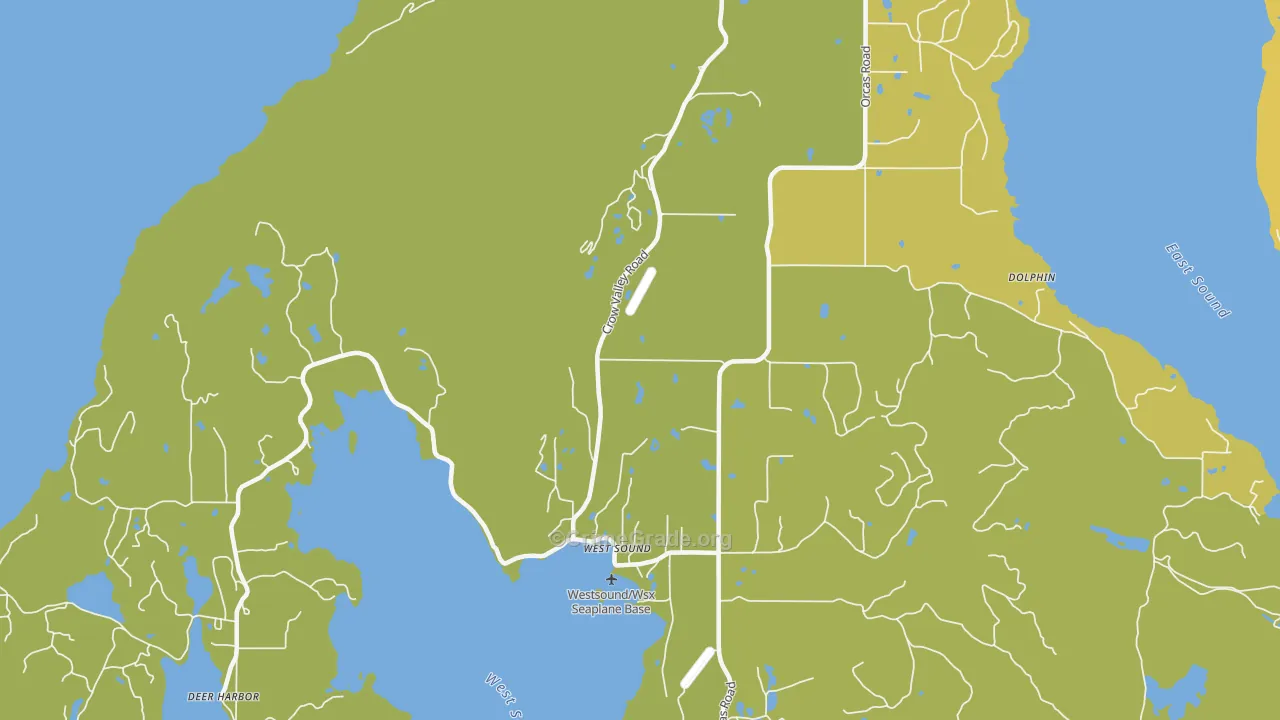 West Sound, WA Map of Vehicle Theft Rates