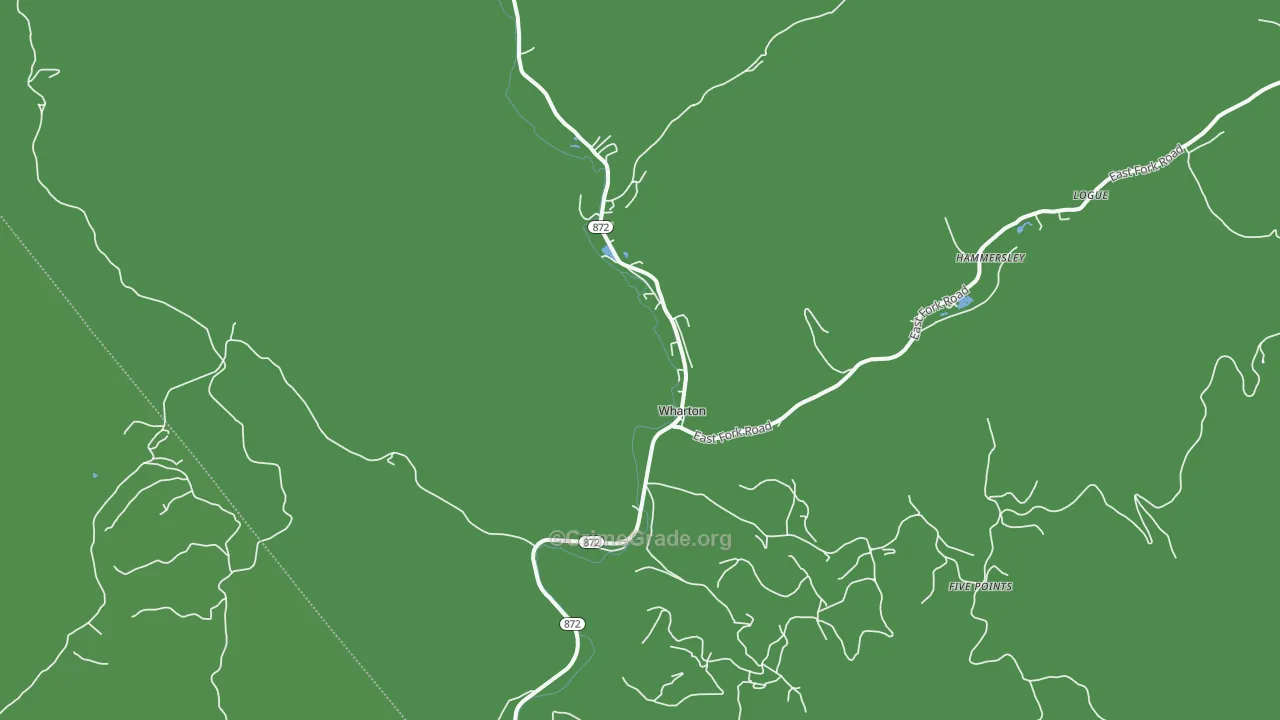 Wharton, PA Map of Vehicle Theft Rates