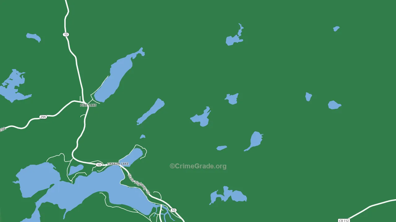 Wheelerville, NY Map of Vehicle Theft Rates