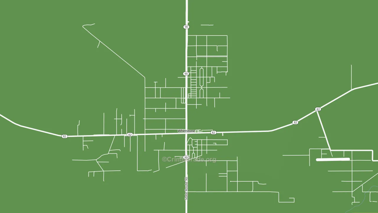 Whetstone, AZ Map of Vehicle Theft Rates