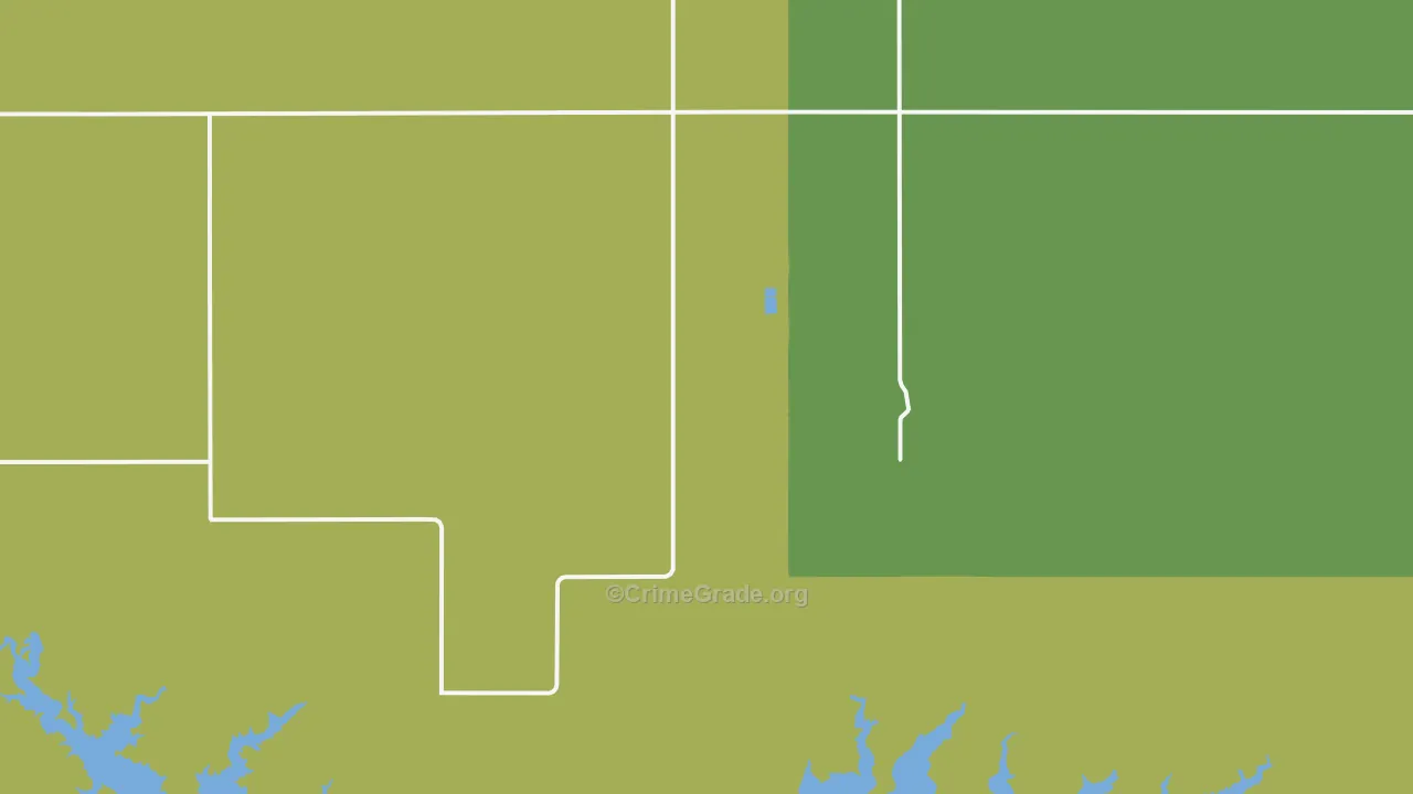 White Shield, ND Map of Vehicle Theft Rates
