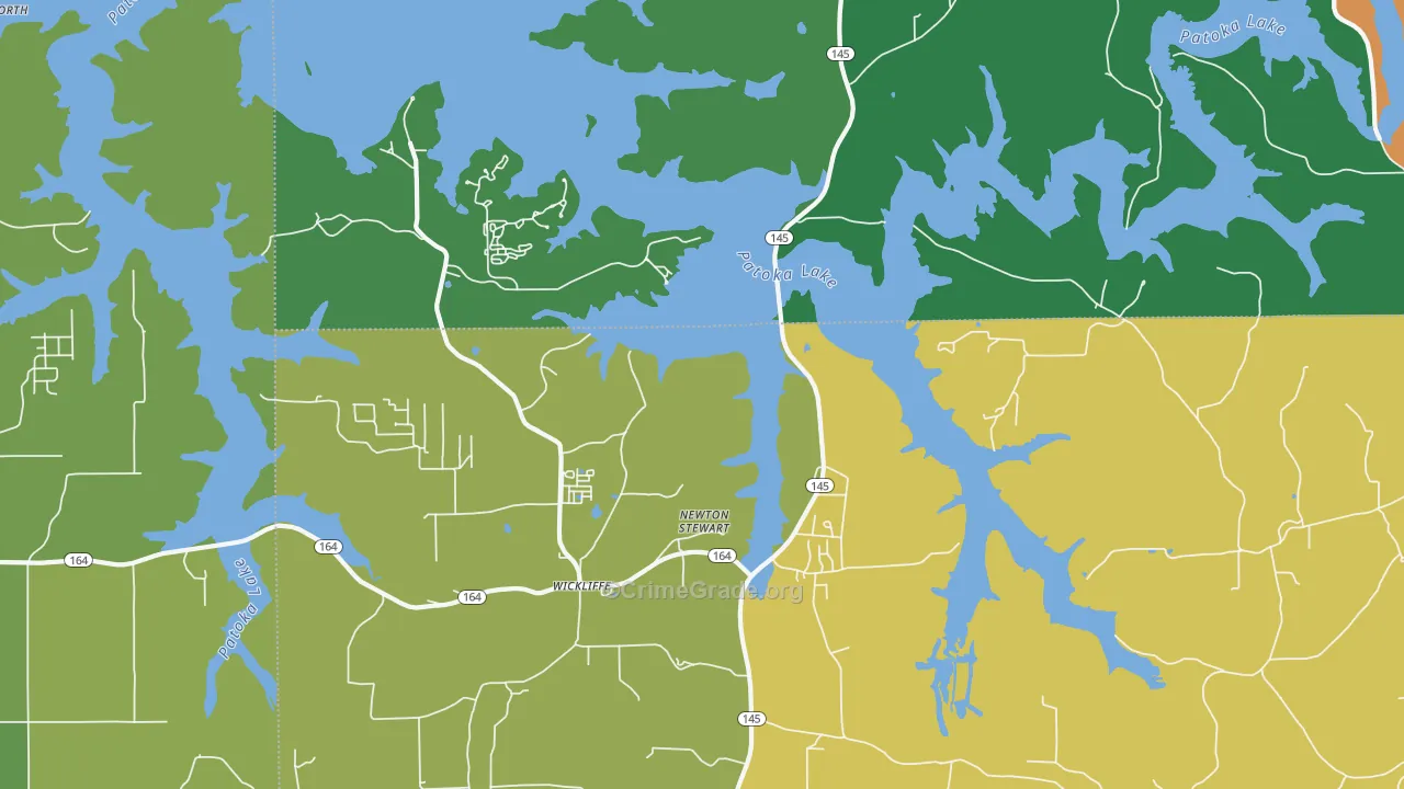 Wickliffe, IN Map of Vehicle Theft Rates