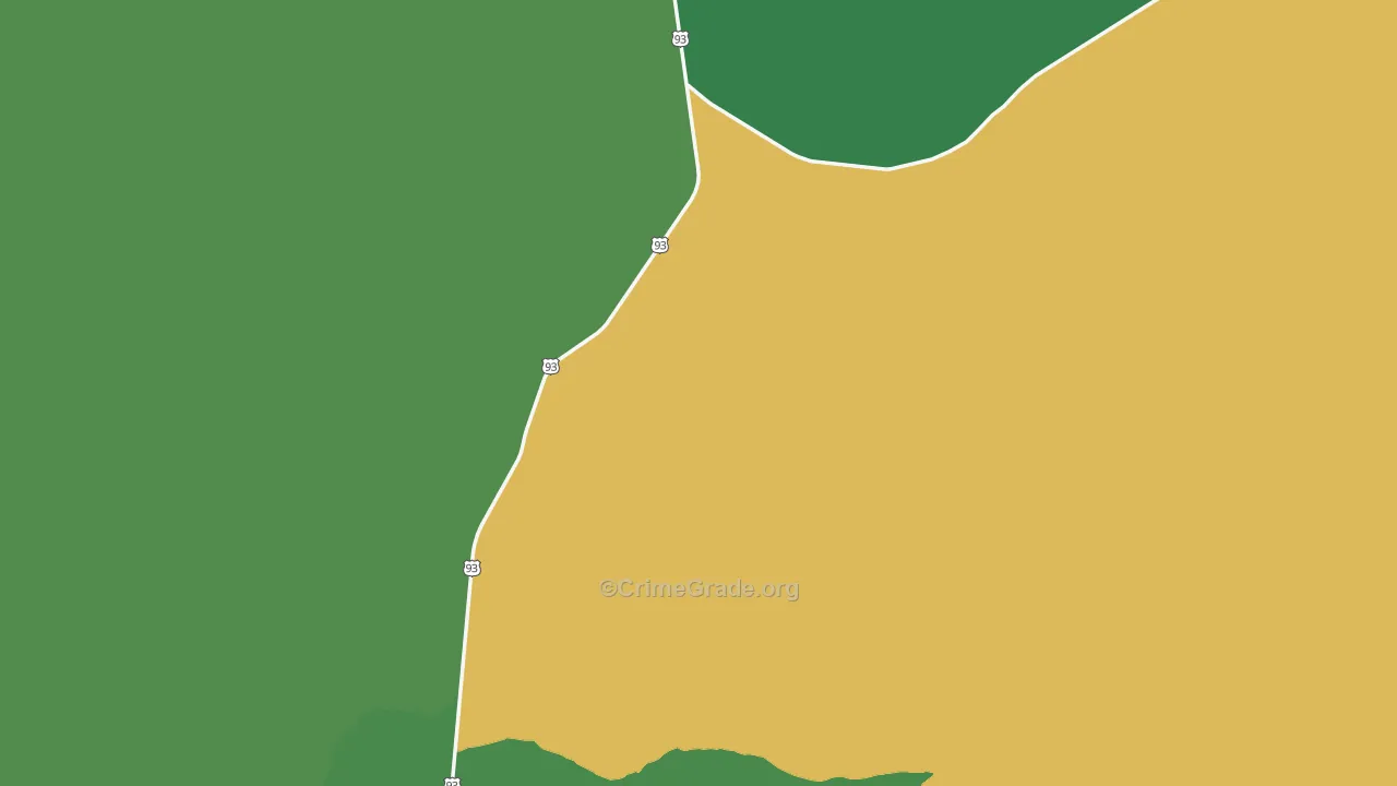 Wilkins, NV Map of Vehicle Theft Rates