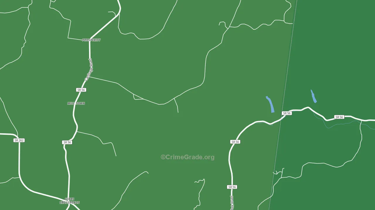 Willette, TN Map of Vehicle Theft Rates