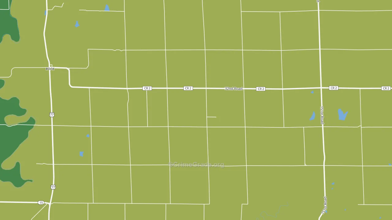 Wilmot, KS Map of Vehicle Theft Rates