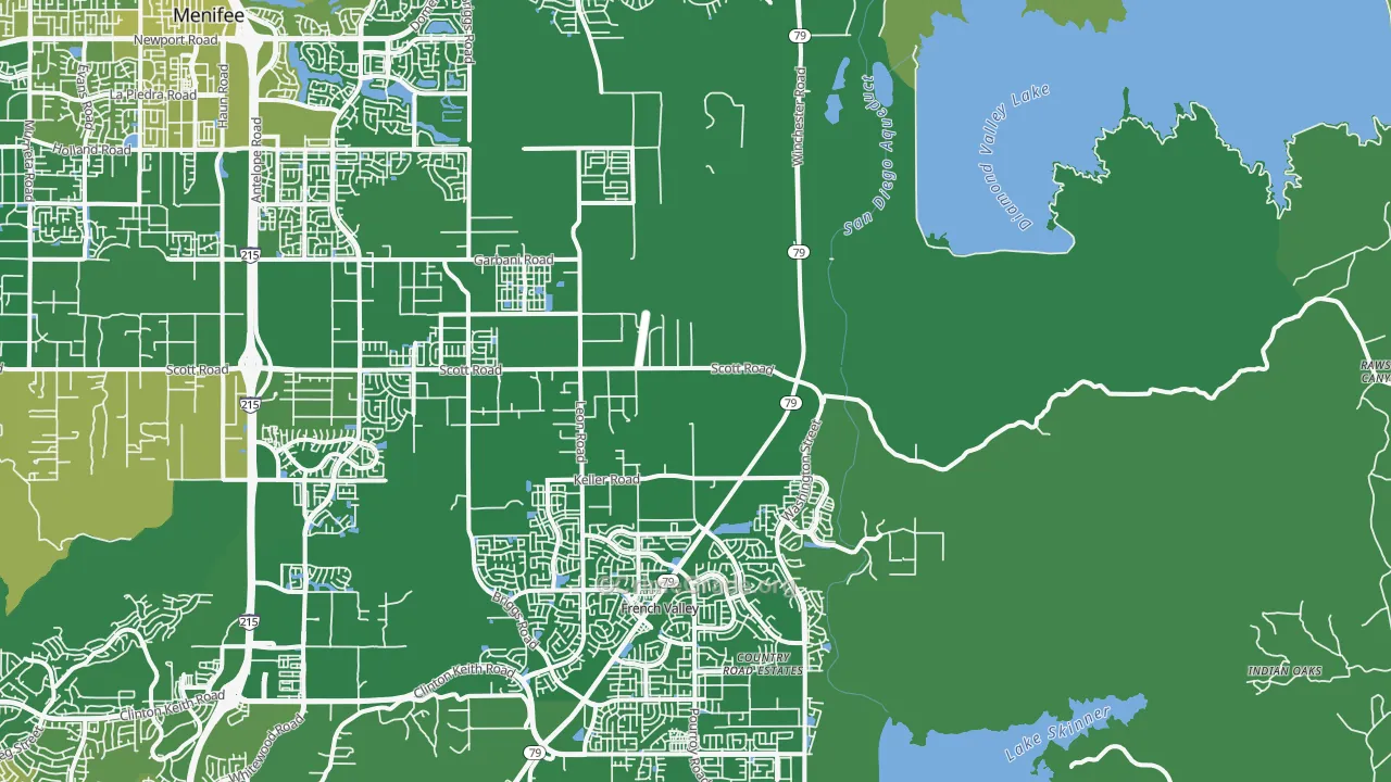 Winchester, CA Map of Vehicle Theft Rates