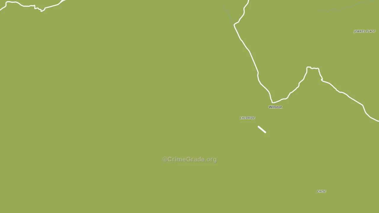 Winston, NM Map of Vehicle Theft Rates