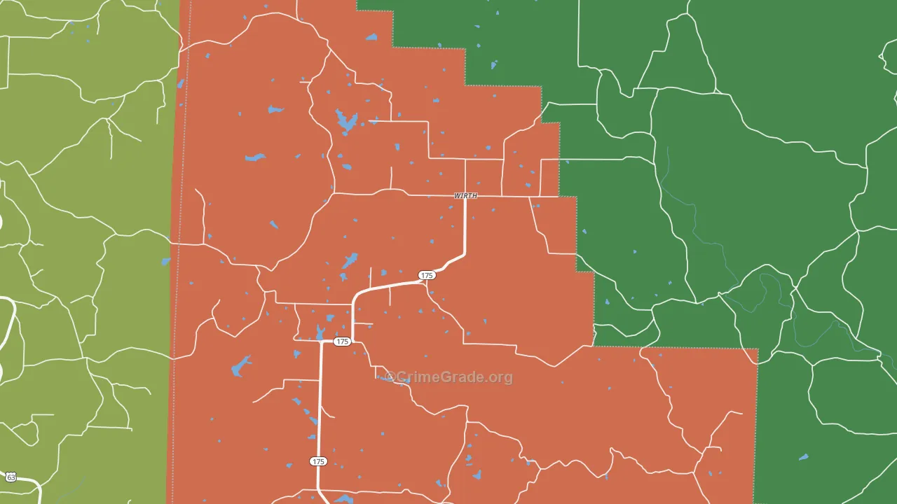 Wirth, AR Map of Vehicle Theft Rates