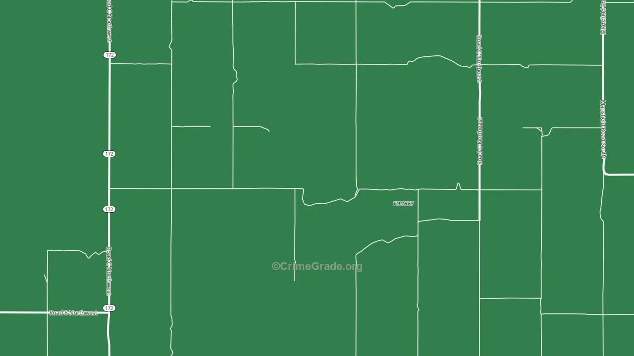 Withrow, WA Map of Vehicle Theft Rates