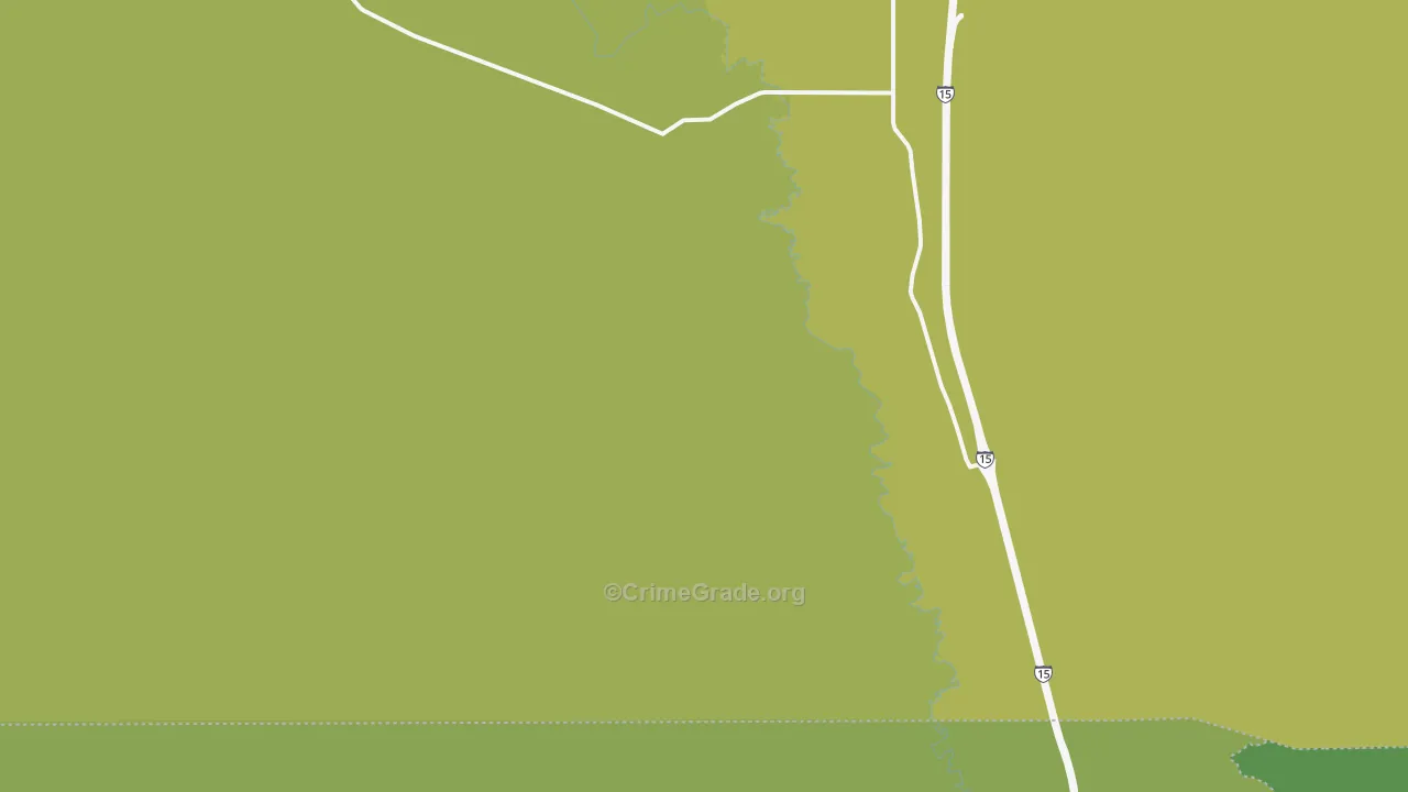 Woodruff, ID Map of Vehicle Theft Rates