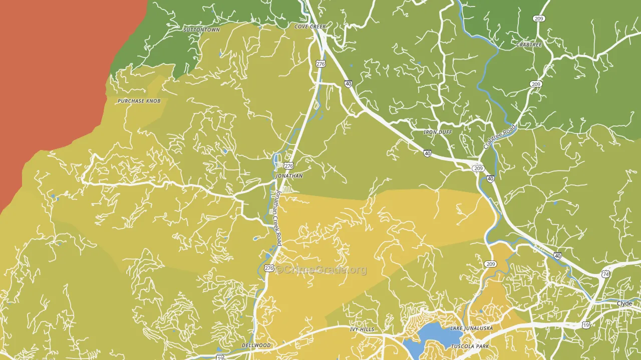 Worley, NC Map of Vehicle Theft Rates