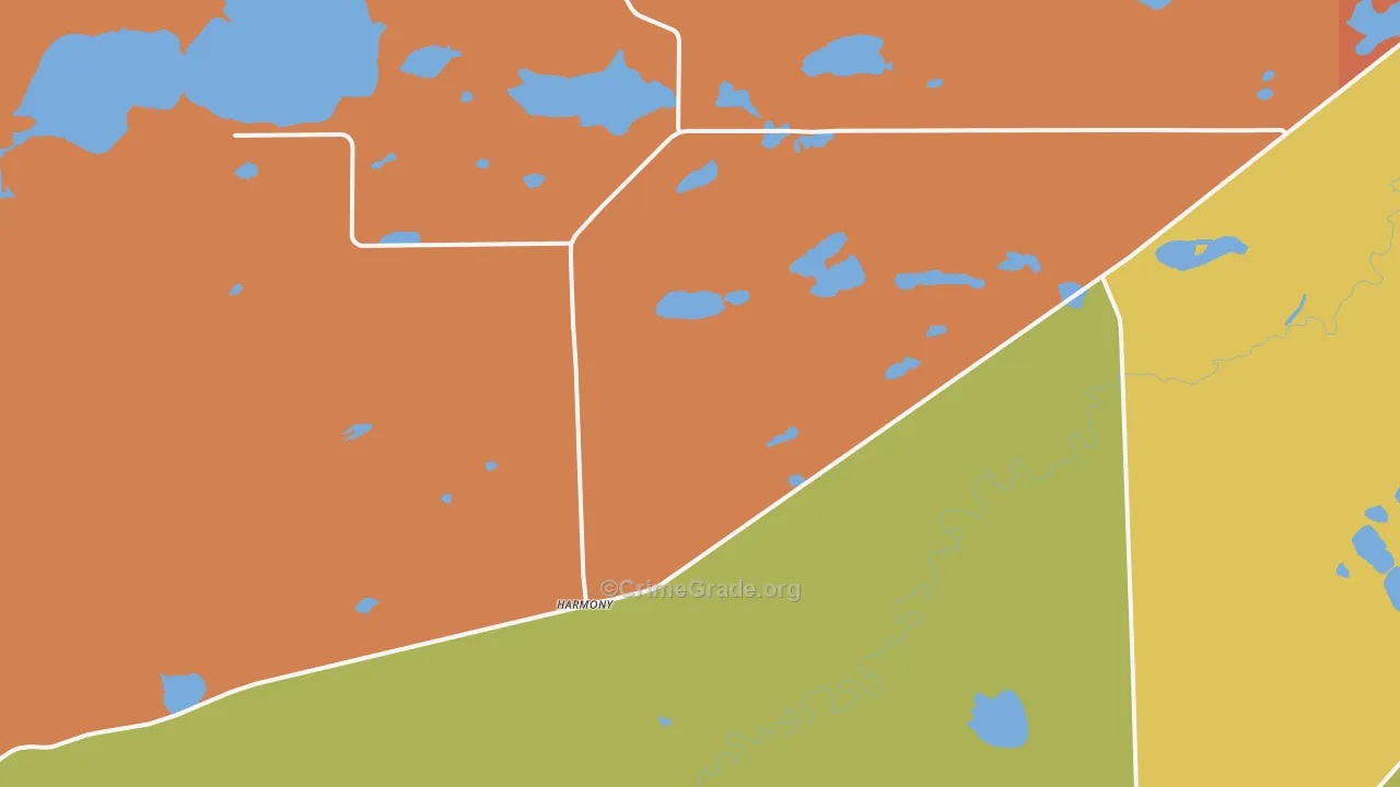 Wyoming, WY Map of Vehicle Theft Rates