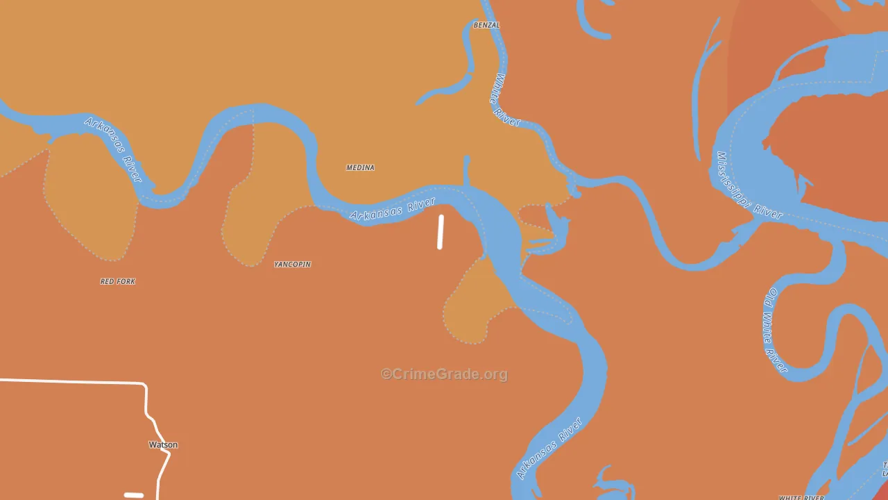 Yancopin, AR Map of Vehicle Theft Rates