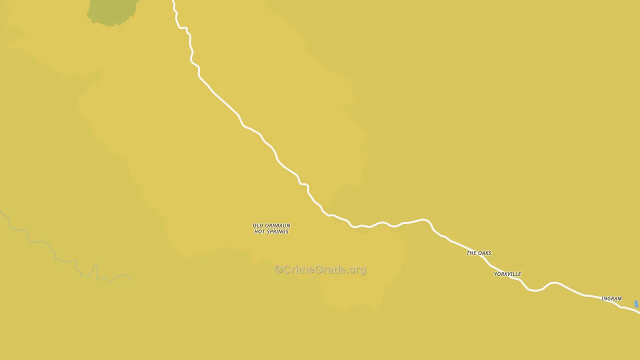 Yorkville, CA Map of Vehicle Theft Rates
