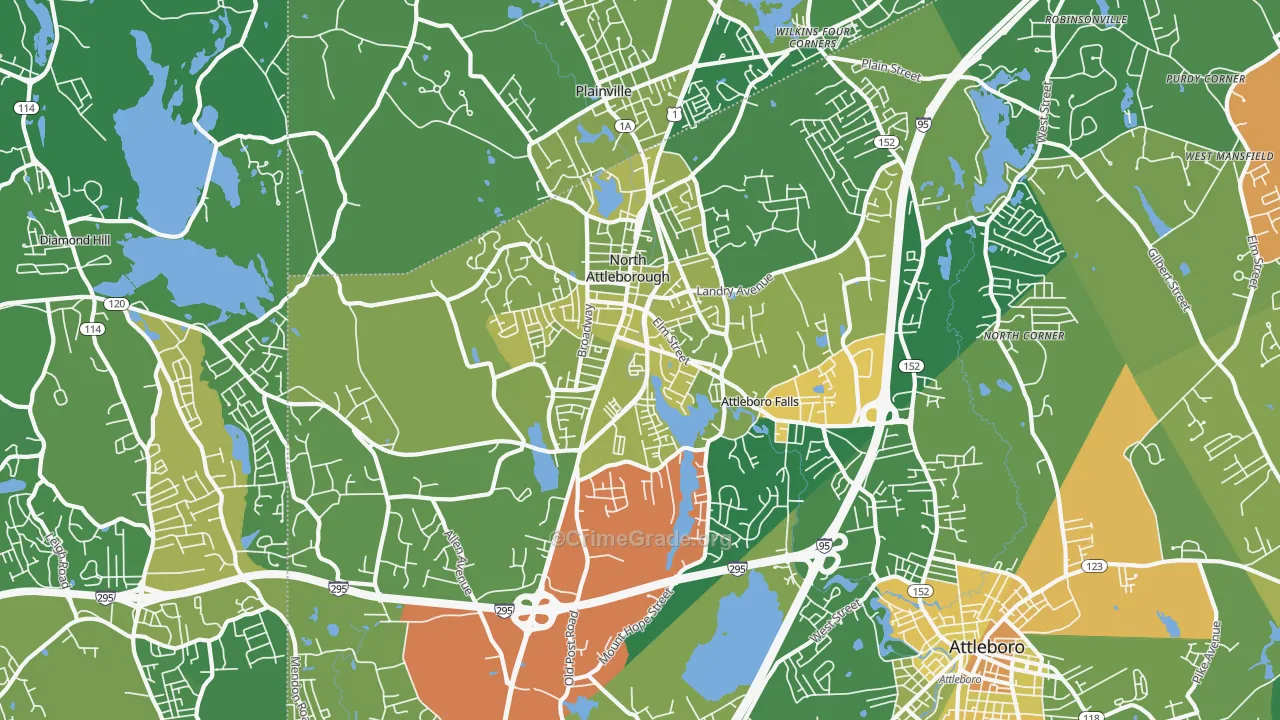 02760, MA Map of Violent Crime Rates