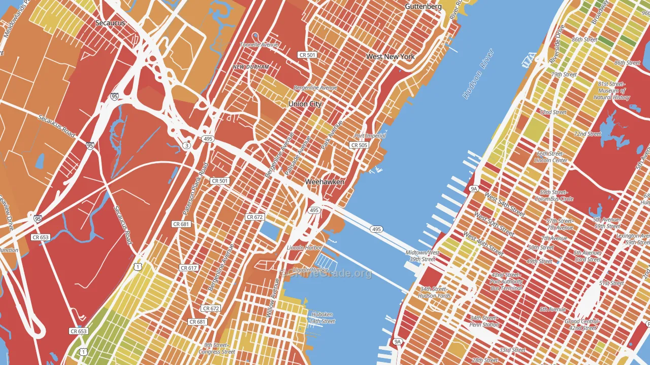 07086, NJ Map of Violent Crime Rates