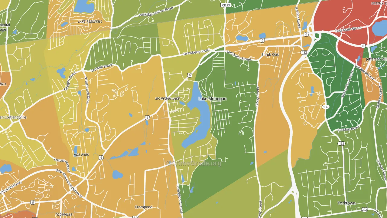 10547, NY Map of Violent Crime Rates