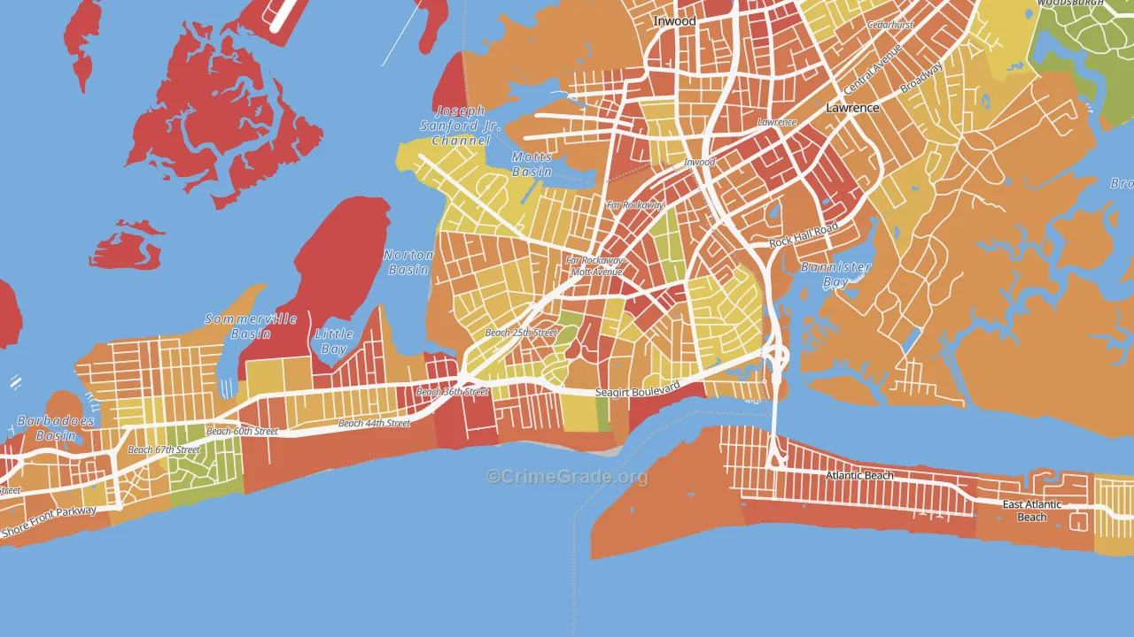 11691, NY Map of Violent Crime Rates