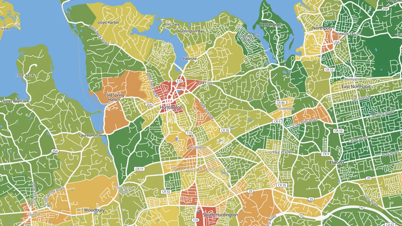 11743, NY Map of Violent Crime Rates