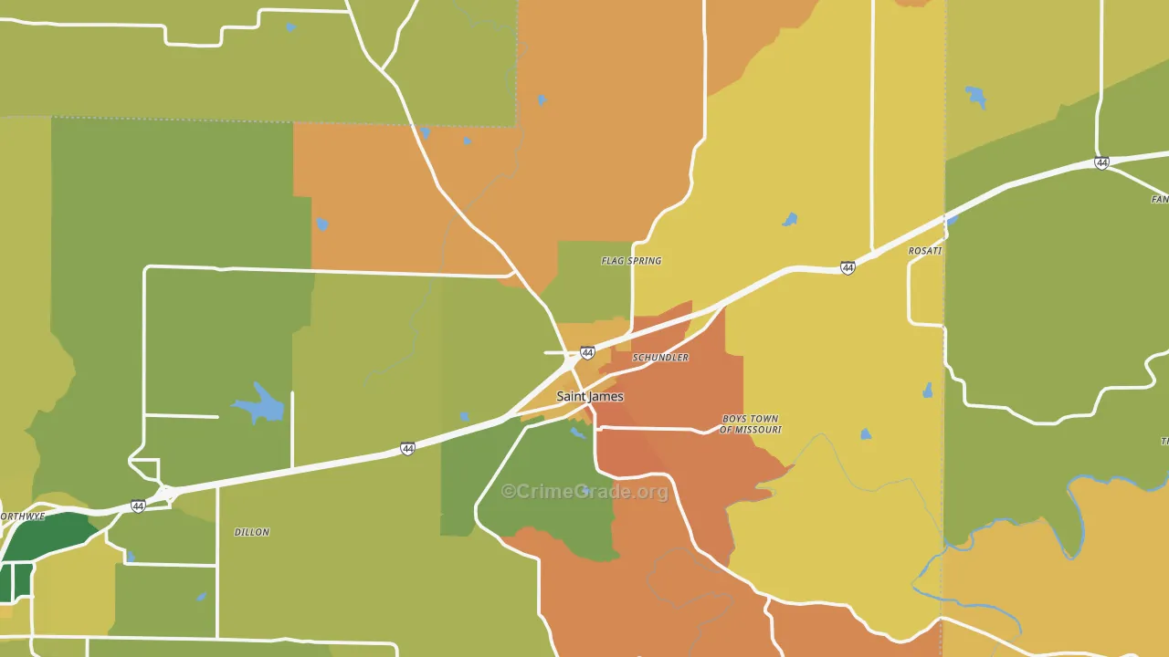 65559, MO Map of Violent Crime Rates