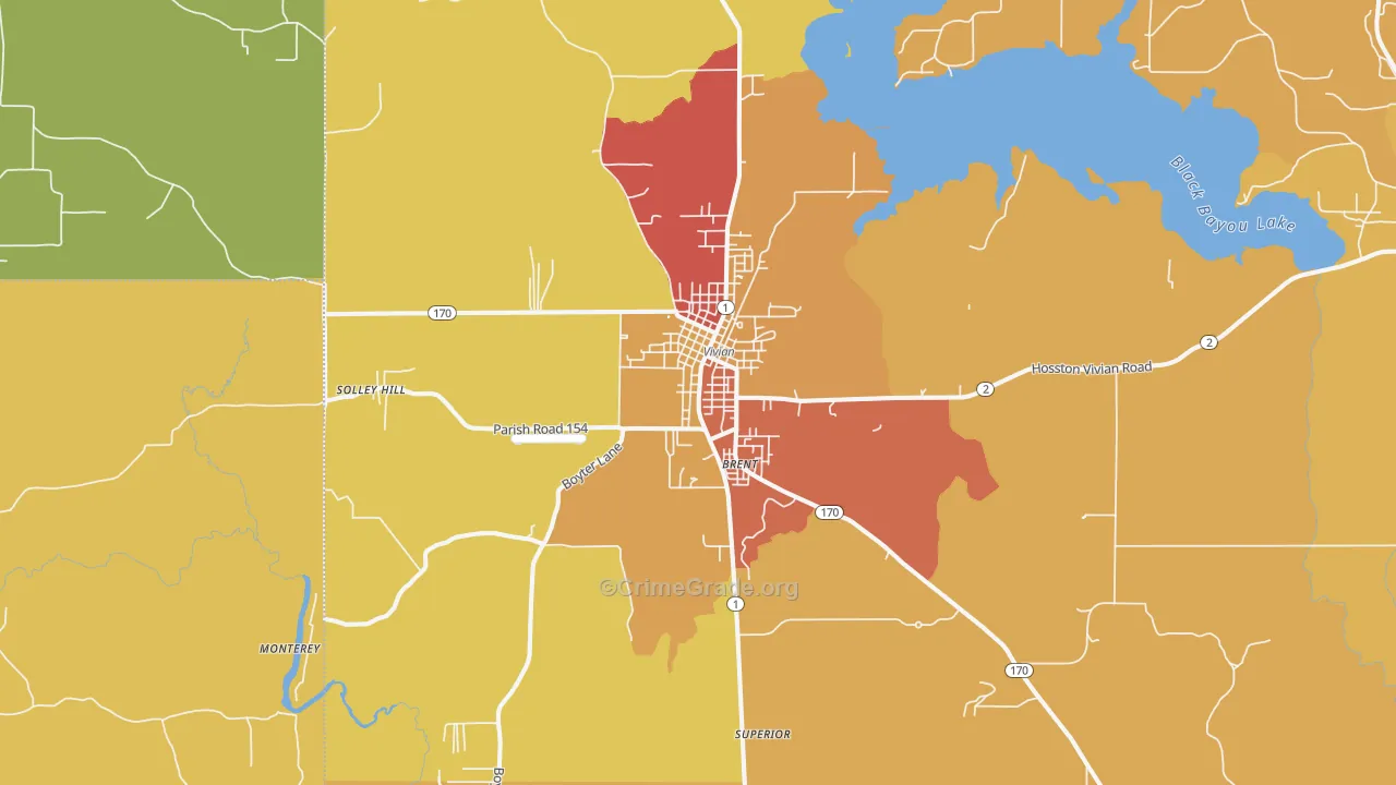 71082, LA Map of Violent Crime Rates