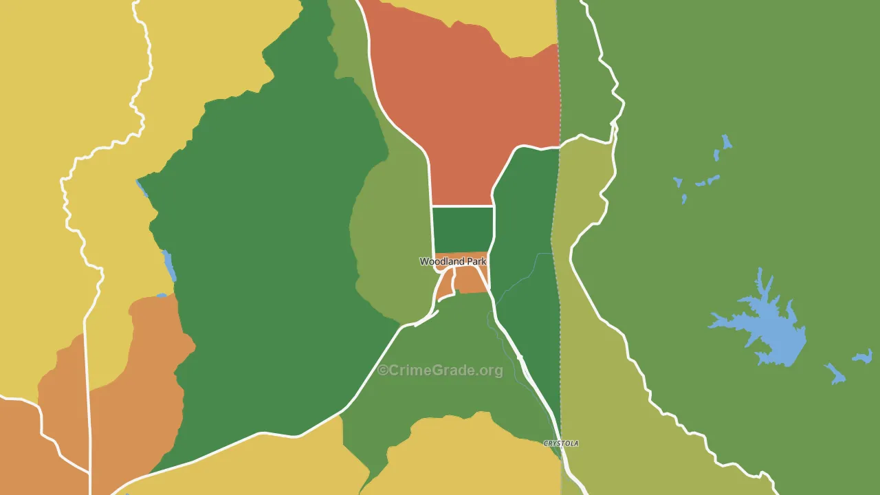 80863, CO Map of Violent Crime Rates