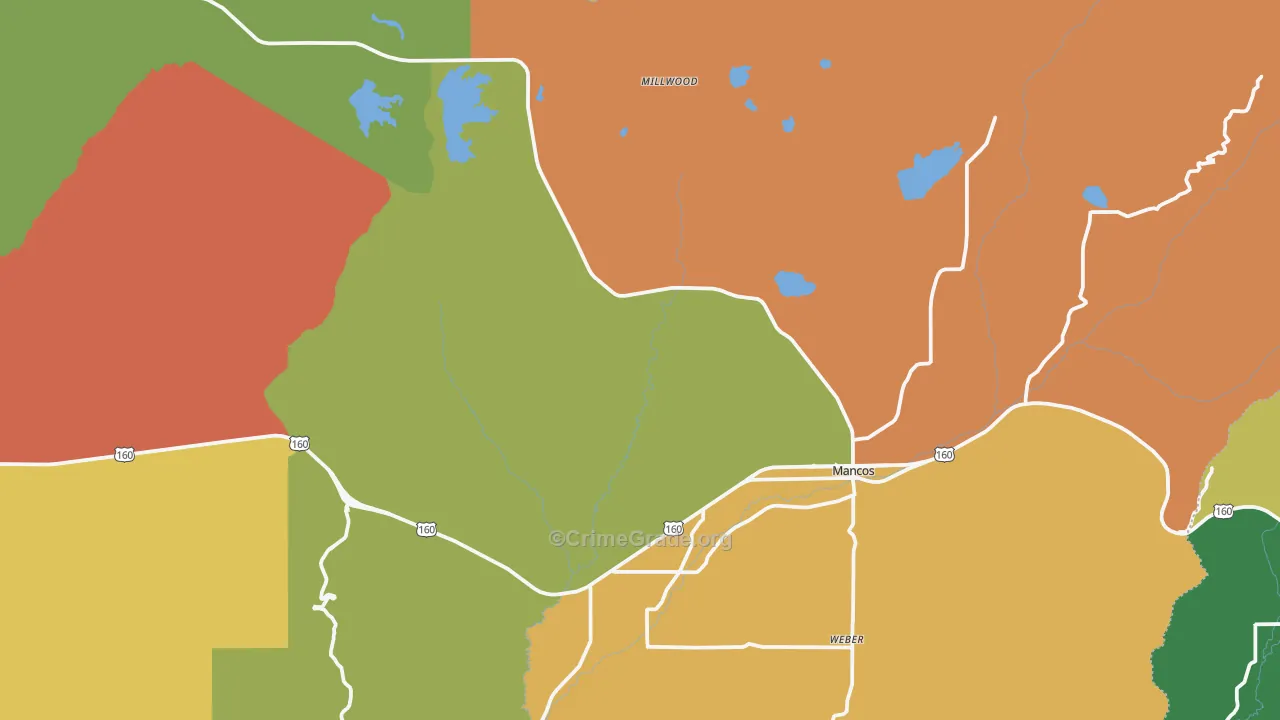 81328, CO Map of Violent Crime Rates