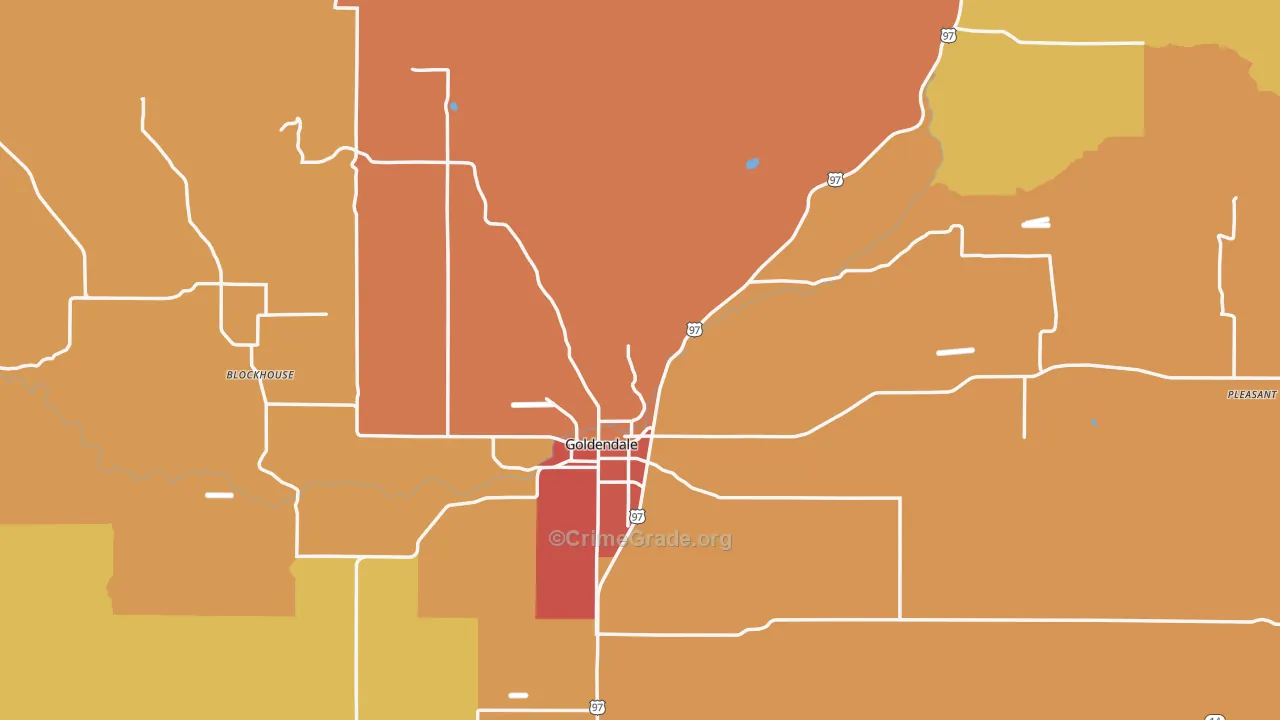98620, WA Map of Violent Crime Rates